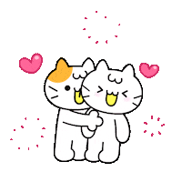 Cat Love Sticker by Mikitti
