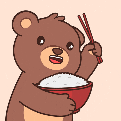Hungry Teddy Bear GIF by BEARISH