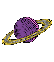 Planet Universe Sticker by El Tony Mate