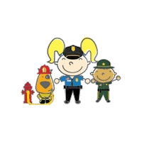 Law Enforcement Dog Sticker by LittleSmilesFL