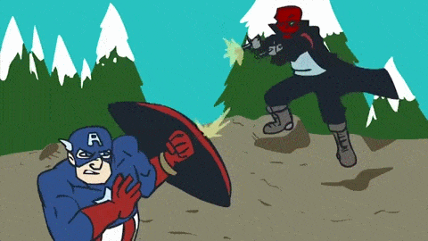captain america marvel GIF by Channel Frederator