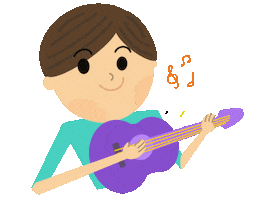 Guitar Play Sticker by armoniaec