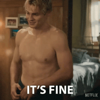 Awkward Its Fine GIF by NETFLIX