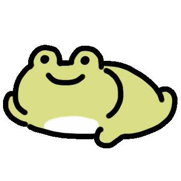 Happy Frog Sticker by kupaberu