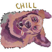Animation Dog Sticker