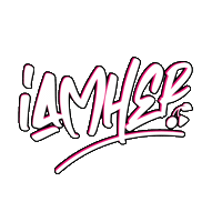 iamherdj i am her iamher i am her dj i am her djs Sticker