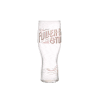 FullersPubs beer real glass pour Sticker