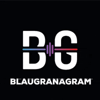 Blaugranagram logo goal news colors GIF