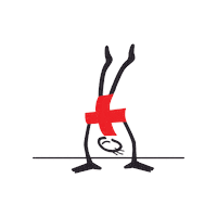 Handstand Sami Sticker by Schweizerischer Samariterbund