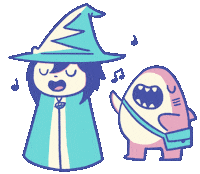 Mage Singing Sticker