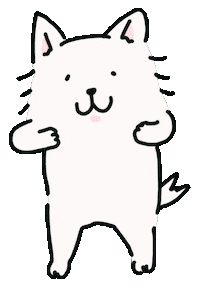 White Dog Sticker