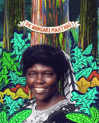 ojingode nature prize nobel maathai GIF