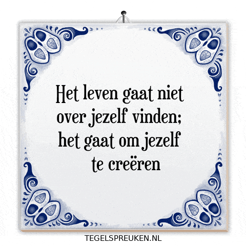 Nl Reflectie GIF by Tegelspreuken.nl