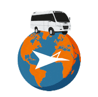 Travel Bus Sticker by Volare