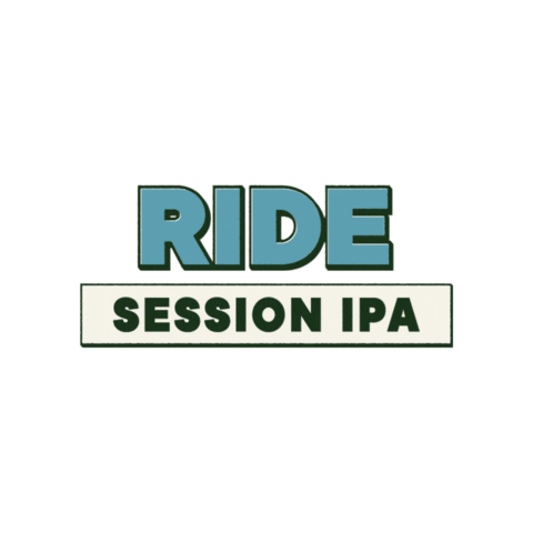 Hop On Ride Sticker by Forest Road Brewery