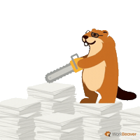 Office Overwhelm Sticker by WorkBeaver