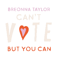 Voting Black Lives Matter Sticker by INTO ACTION