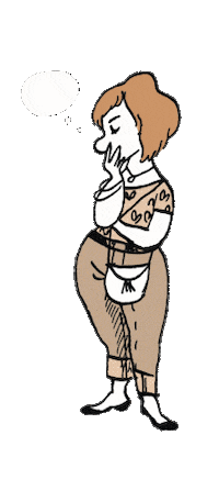 Confused Thinking Sticker
