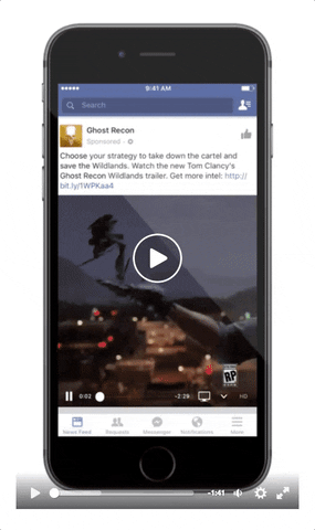 facebook-closed-captioning-video GIF by Instapage