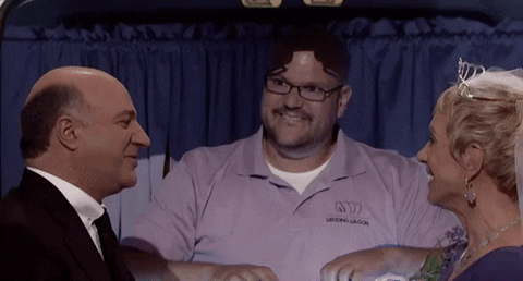 shark tank kiss GIF