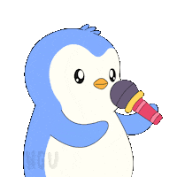 No One Cares Whatever Sticker by Pudgy Penguins