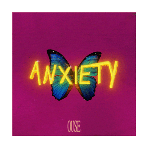 Anxiety Sticker by Ouse