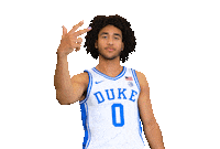 College Basketball Kiss Sticker by Duke Men's Basketball