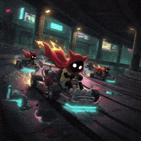 Neon Lights Night GIF by G*BOY
