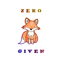 Fox Omg Sticker