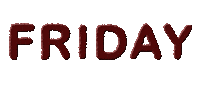 Red Friday Sticker