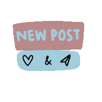 New Post Share Sticker