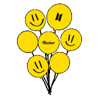 Balloons Melting Sticker