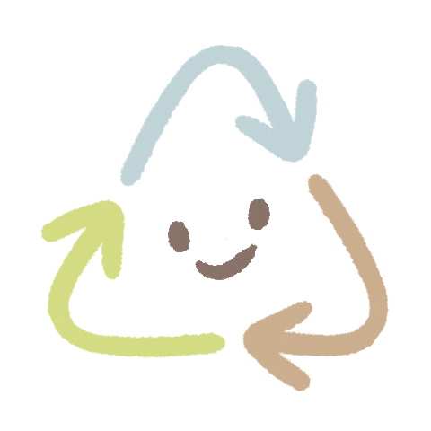 Recycle Smile Sticker by Sebio