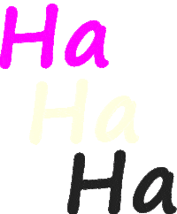 Happy Ha Ha Ha Sticker