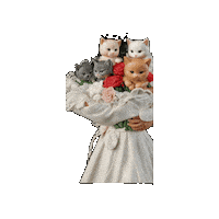 Cat Kitten Sticker by Petals Patch