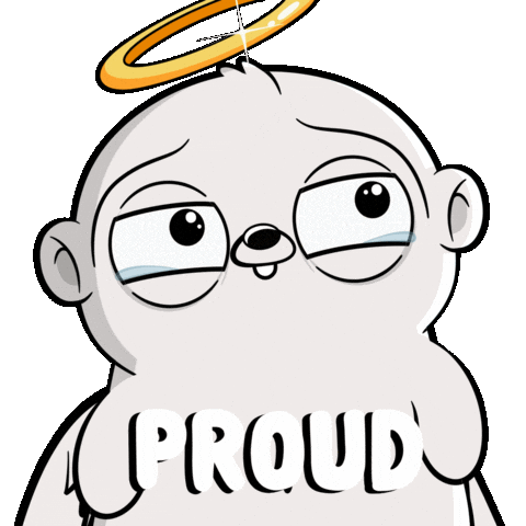 Happy Proud Of You Sticker by Fugz Official