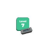 Level Up Sticker by BOWdometer