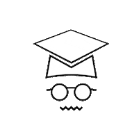 university learn Sticker by The Bannermen