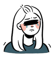 Sad Cry Sticker