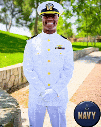Military Uniform Navy GIF by jesse_iwuji