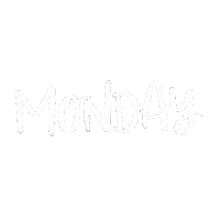 Days Of The Week Monday Sticker