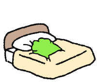 Tired Illustration Sticker