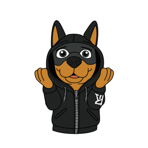 Dog Meme Sticker by Dobernut