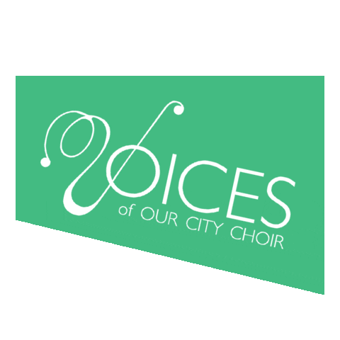 VoicesofOurCityChoir giphyupload Sticker