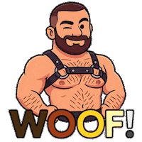 Sexy Woof Sticker by SCRUFF