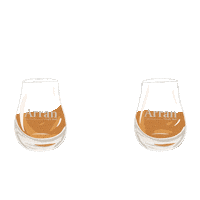 ArranDistillers cheers glass whiskey whisky Sticker