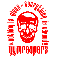 GYMREAPERS fitness workout gym exercise Sticker