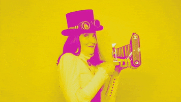 thebrassharpies vintage camera selfie pose GIF