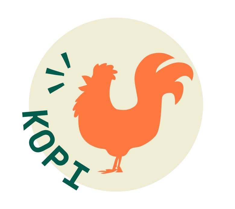 kopitiamlah giphyupload coffee brand chicken Sticker