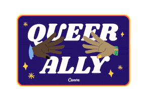 Pride Fist Bump Sticker by Canva